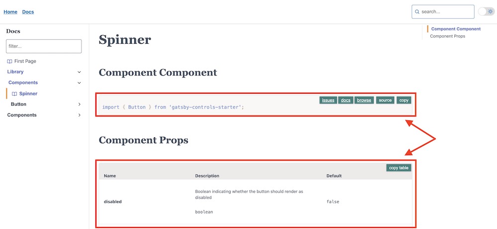 story component
