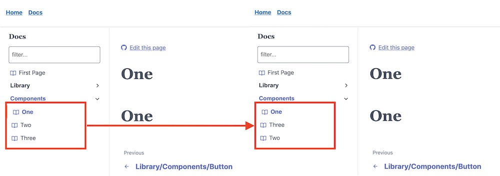 custom document order