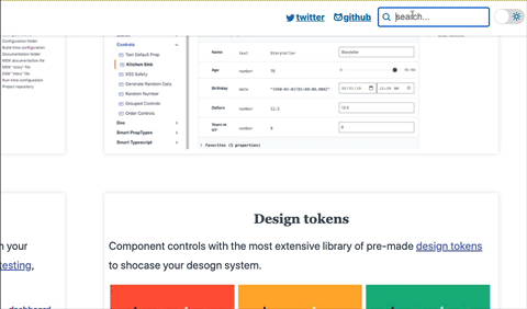 search in action gatsby documentation site